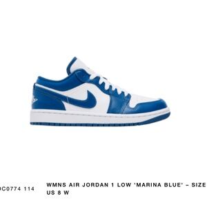 Nike Air Jordan 1 low marina blue